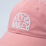 Casquette "baseball" rose délavé