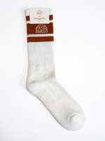 Terracotta knee-high socks