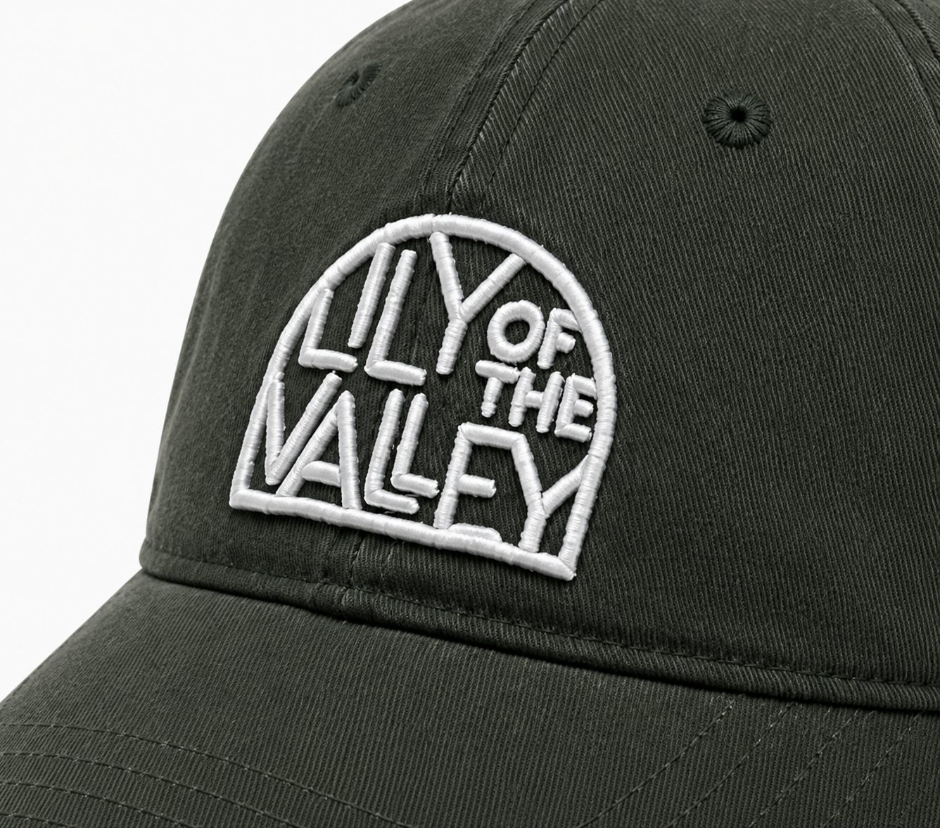 Casquette "baseball" verte