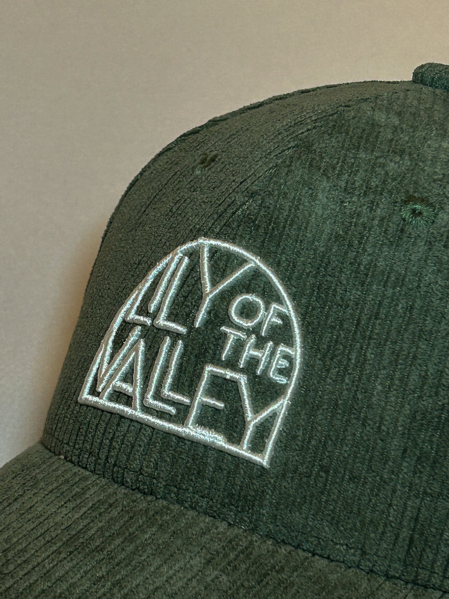 Green velvet cap
