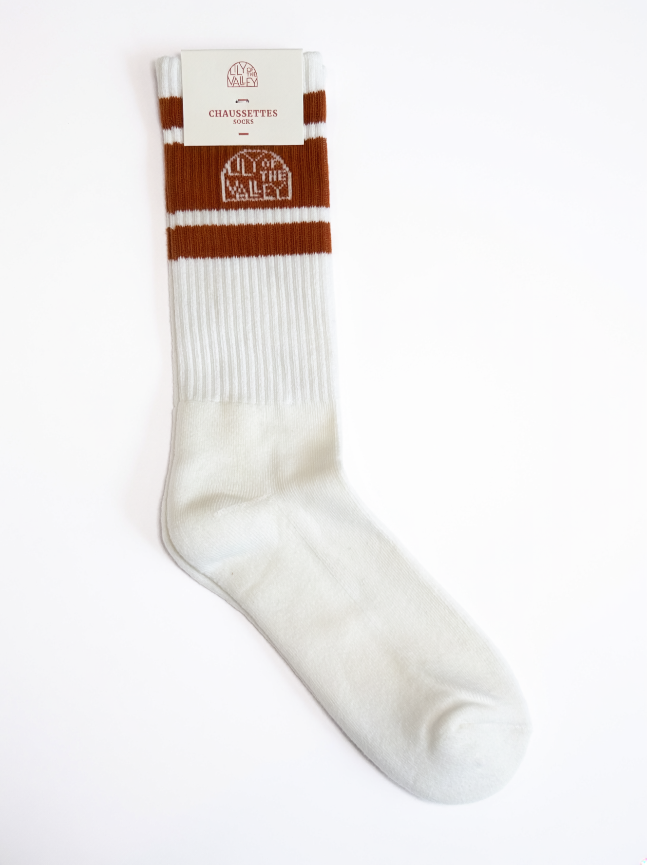 Terracotta knee-high socks