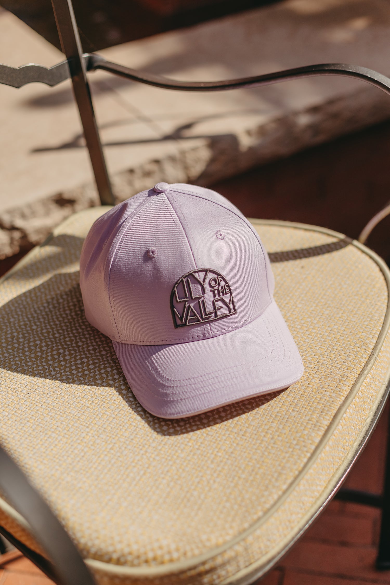 Lilac canvas cap