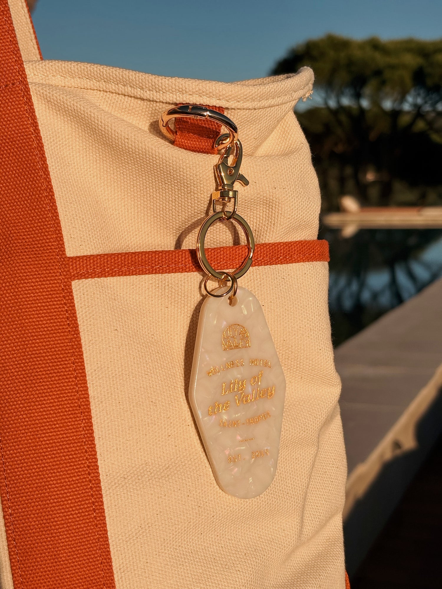 Lily of the Valley keychain